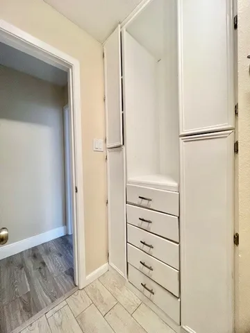 a view of walk in closet