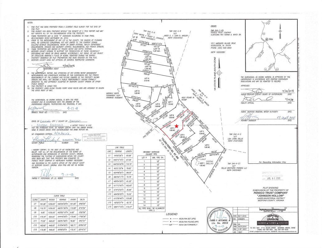 Lot 5 Tolers Ferry Road Huddleston, VA 24104 - Photo 17 of 17 Plat-Lot 5--