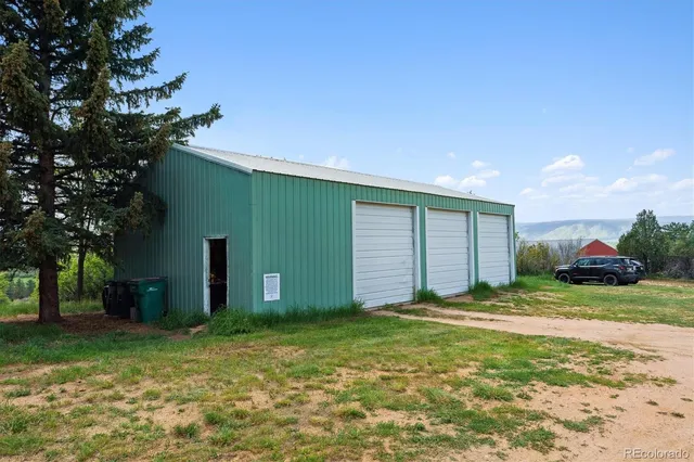 a view of a garden with plants