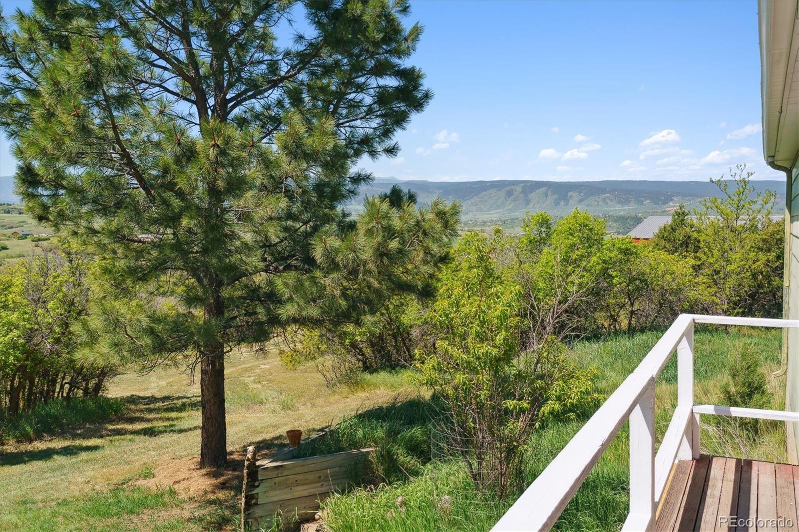 2938 West Wolfensberger Road Sedalia, CO 80135 - Photo 19 of 50 a view of a balcony with outdoor space