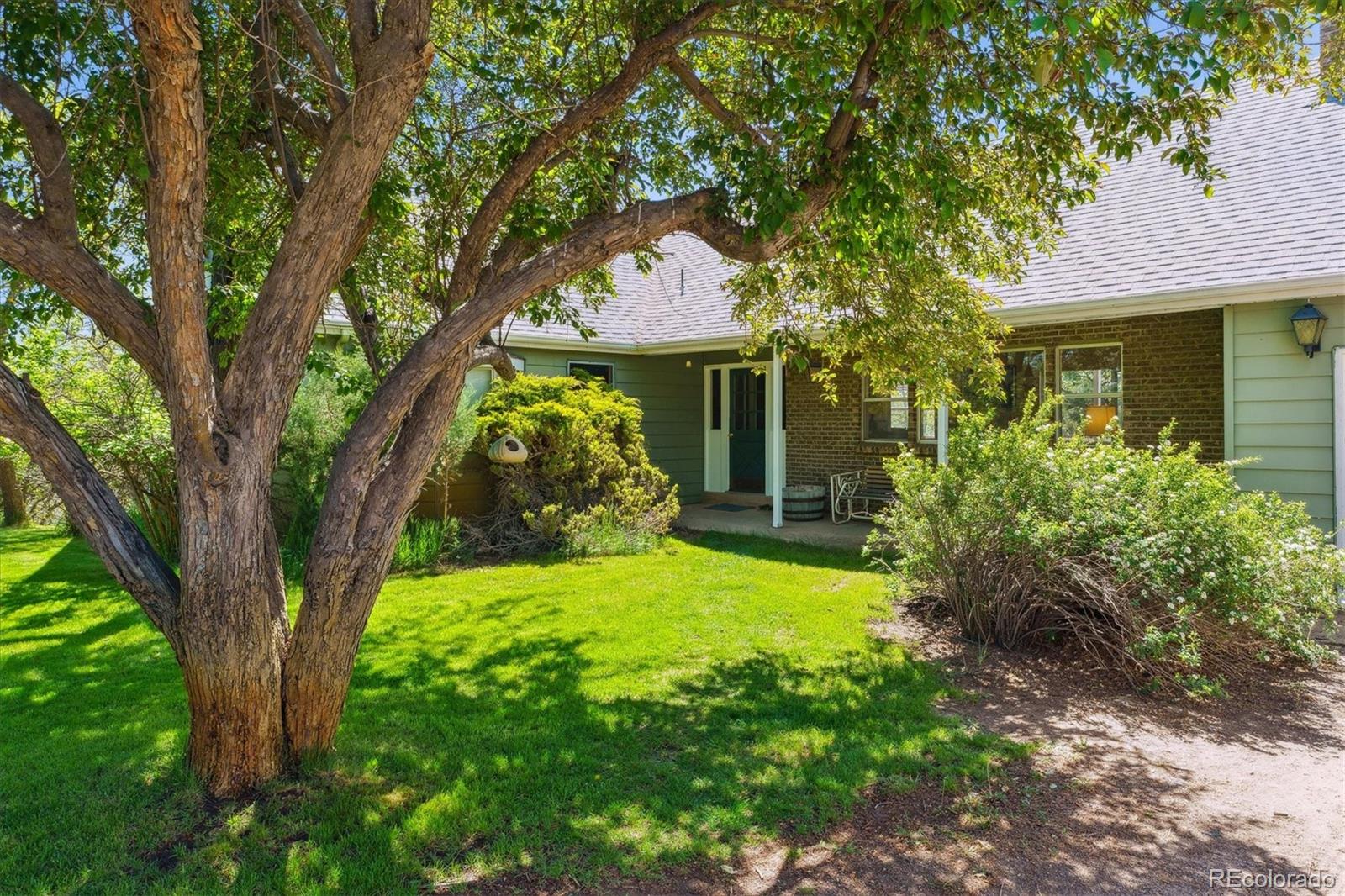 2938 West Wolfensberger Road Sedalia, CO 80135 - Photo 2 of 50 front view of a house with a yard