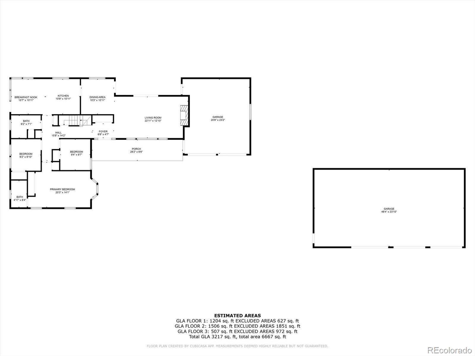 2938 West Wolfensberger Road Sedalia, CO 80135 - Photo 49 of 50 a picture of floor plan