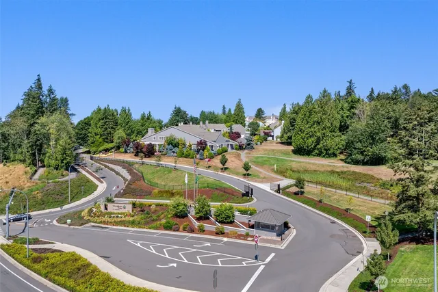 a view of a house with a big yard