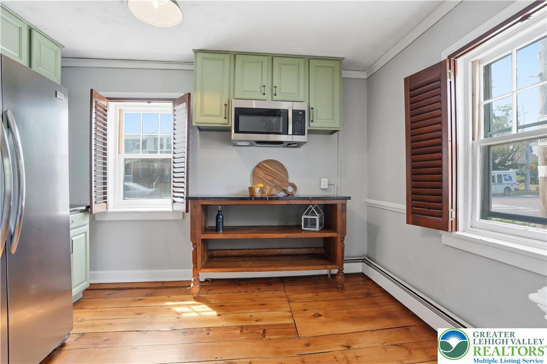 2014 Linden Street Bethlehem, PA 18017 - Photo 24 of 85 A well-appointed kitchen features warm hardwood floors and charming window shutters.