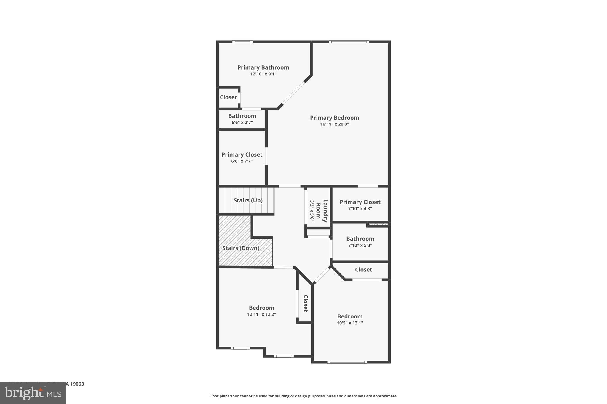 313 Avian Alley Springfield, PA 19064 - Photo 29 of 31 Second Level Floor Plan