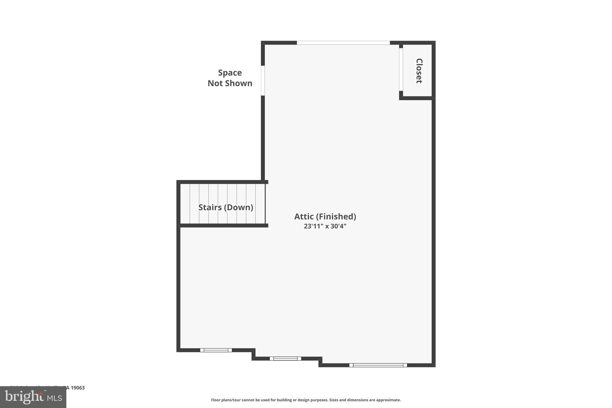 313 Avian Alley Springfield, PA 19064 - Photo 31 of 31 Third Level Floor Plan