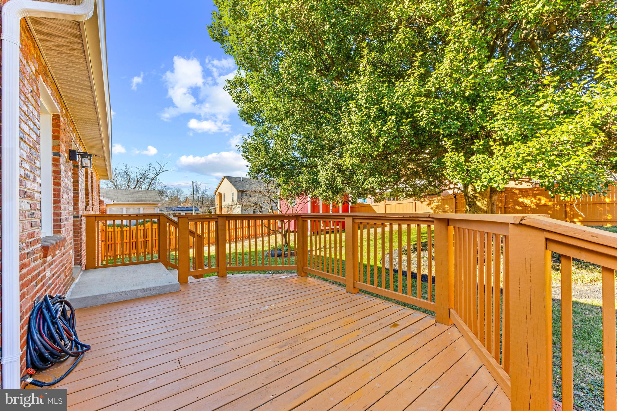 1707 Republic Road Silver Spring, MD 20902 - Photo 34 of 59 Back deck/yard