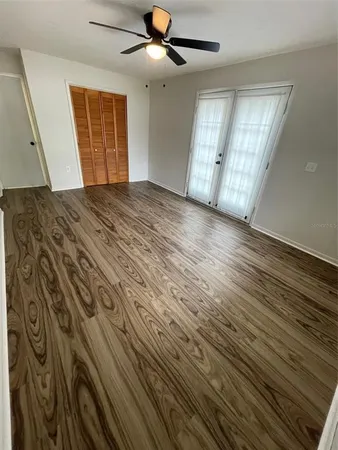wooden floor in an empty room