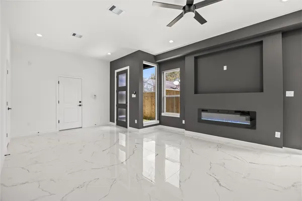 a view of an empty room