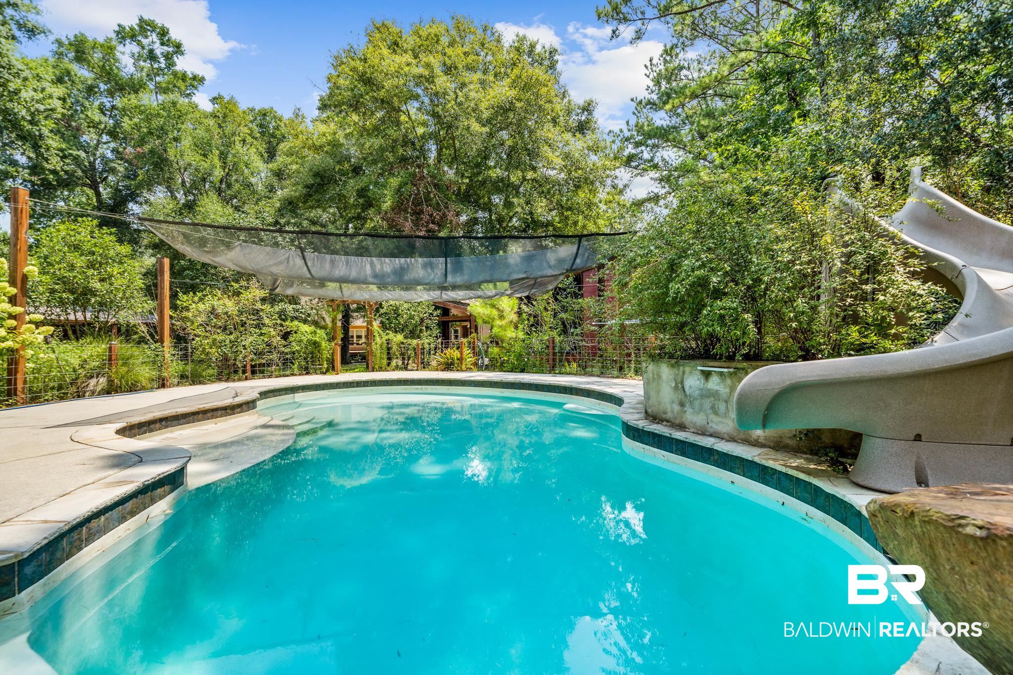 8321 Dixon Road Bay Minette, AL 36507 - Photo 22 of 79 View of swimming pool with a water slide