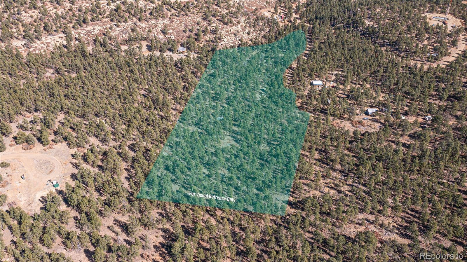 17990 King Road Weston, CO 81091 - Photo 45 of 49 a aerial view of a house with a yard