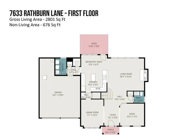 $739,000 | 7633 Rathburn Lane, Charlotte, NC 28277