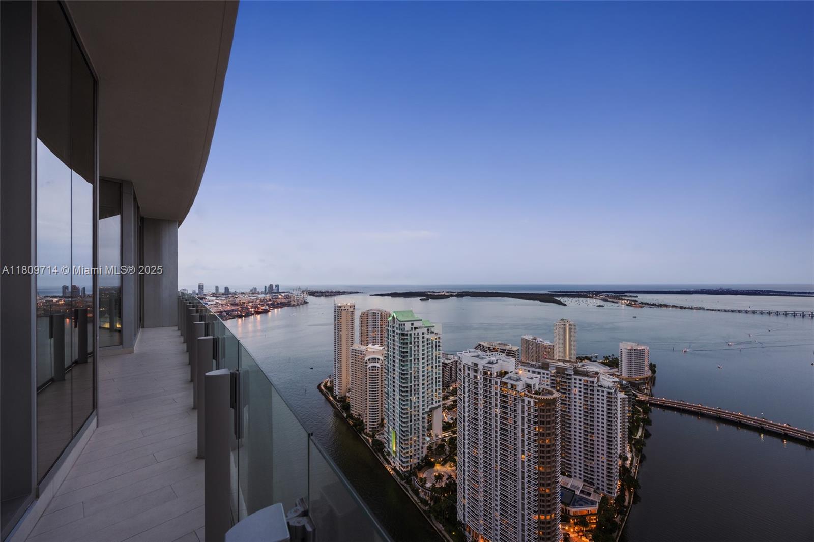300 Biscayne Blvd Way, Unit 5205W Miami, FL 33131 - Photo 31 of 40 a view of balcony and city view