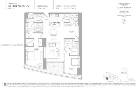 $3,495,000 | 300 Biscayne Blvd Way, Unit 5205W, Miami, FL 33131
