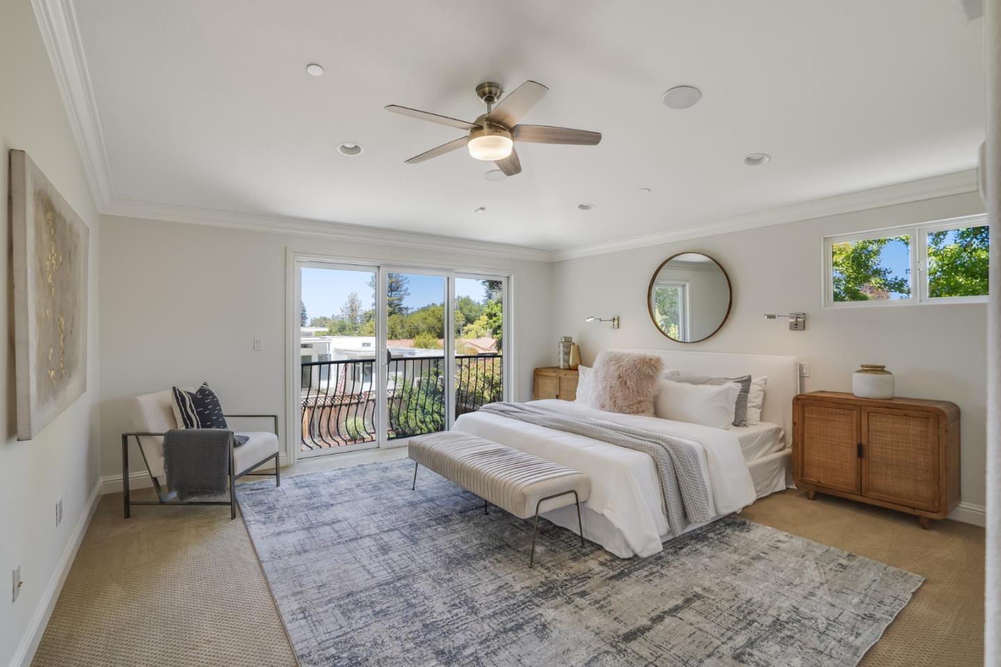 1161 Payne Drive Los Altos, CA 94024 - Photo 36 of 48 a bedroom with a large bed and a window
