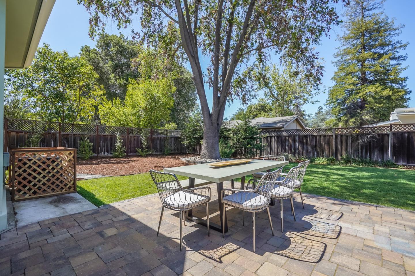 1161 Payne Drive Los Altos, CA 94024 - Photo 47 of 48 a view of backyard with swimming pool and outdoor seating