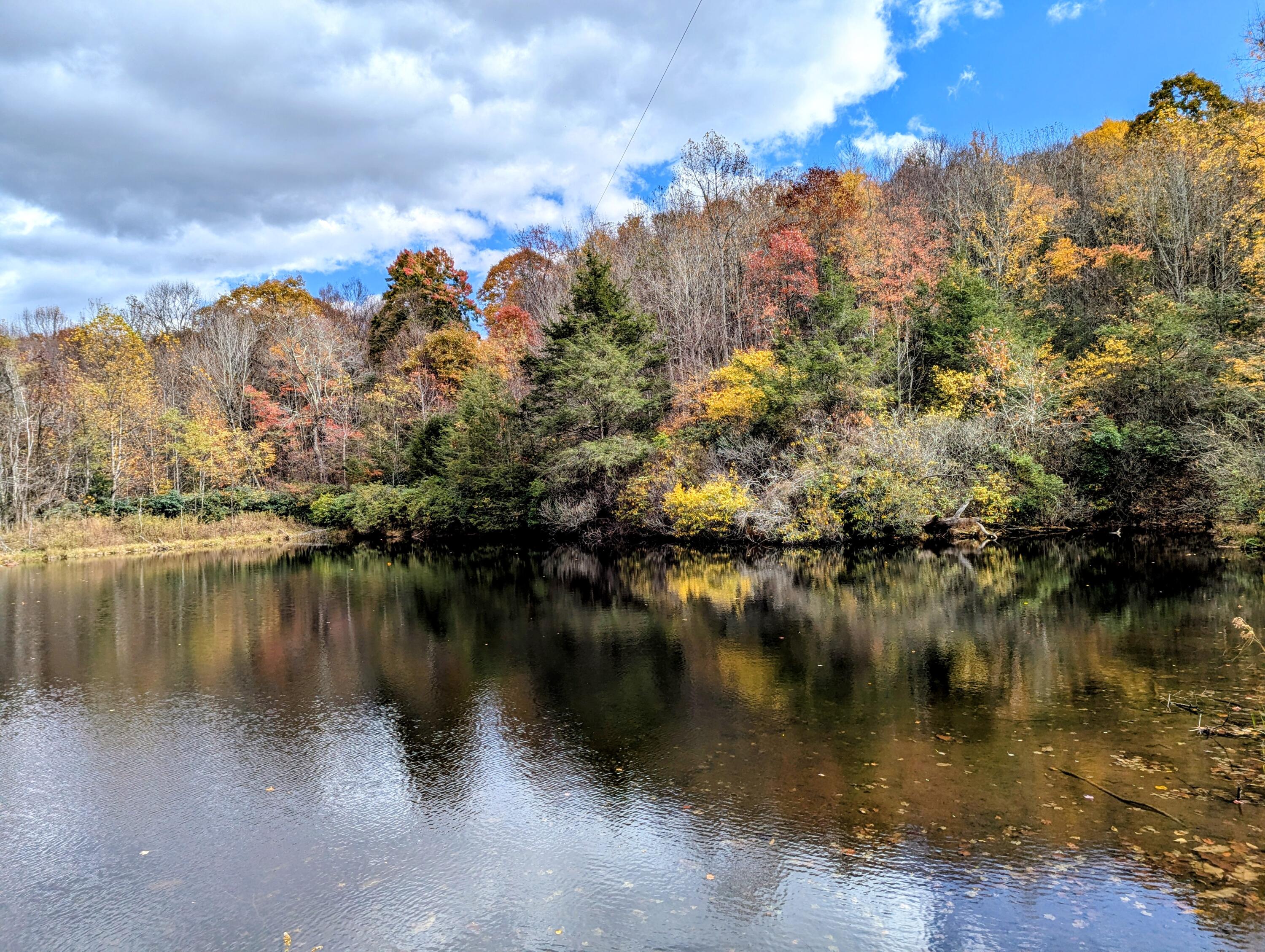 3384 Fairview Church Road Southwest Floyd, VA 24091 - Photo 6 of 62 a view of a lake with a mountain