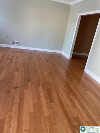 a view of wooden floor in a room
