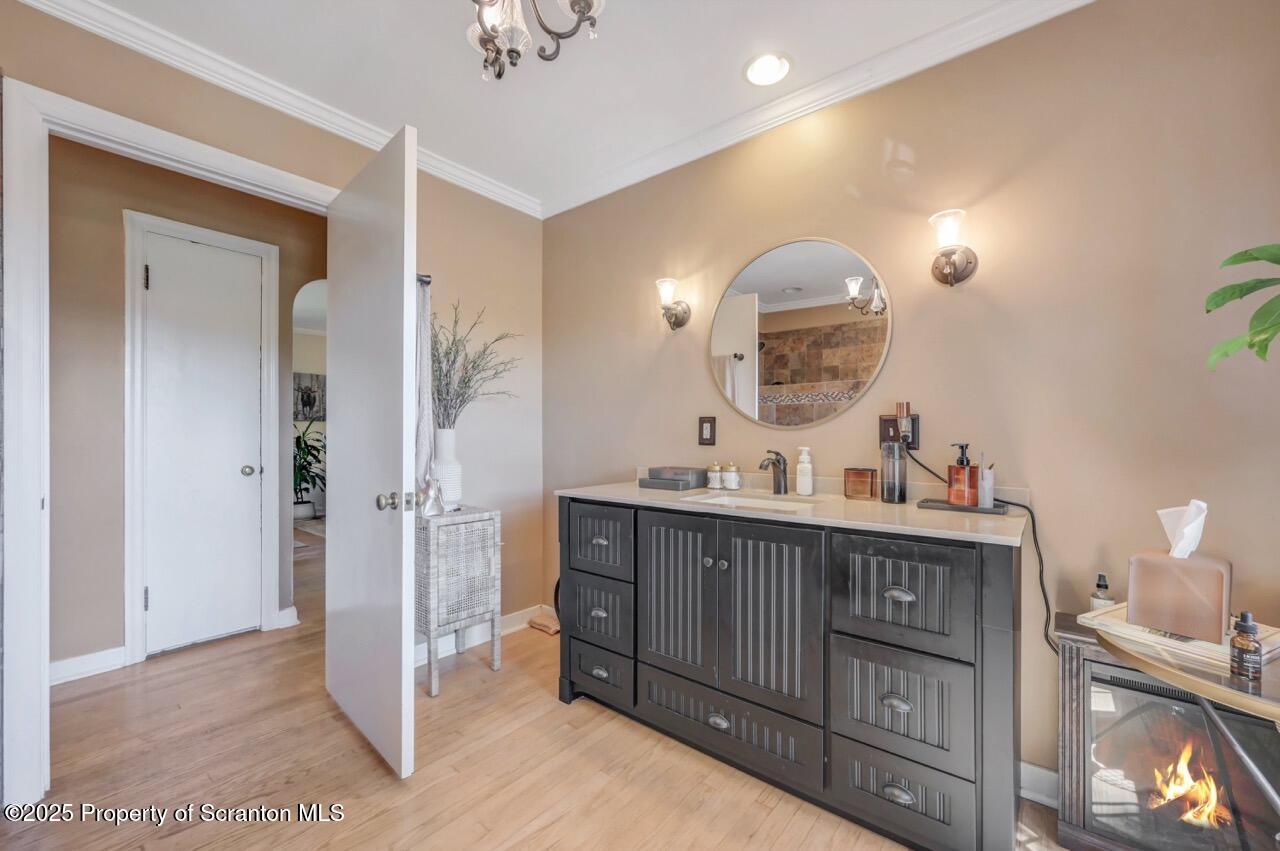 109 Upper Knapp Road, Unit L34 Clarks Summit, PA 18411 - Photo 21 of 39 a view of a double sink and a mirror