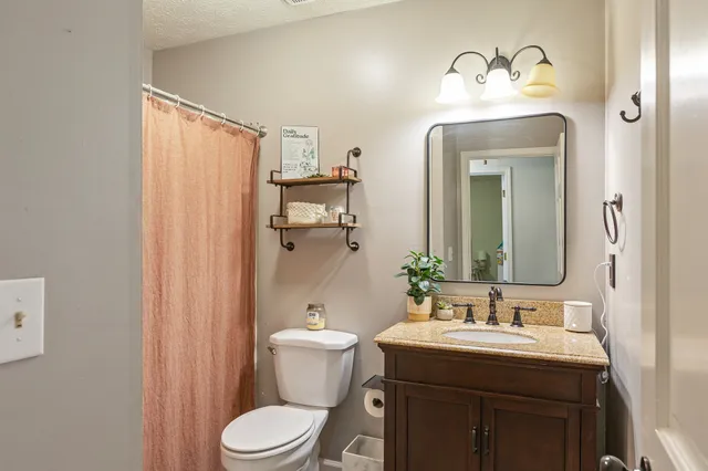 a view of outdoor space with seating area