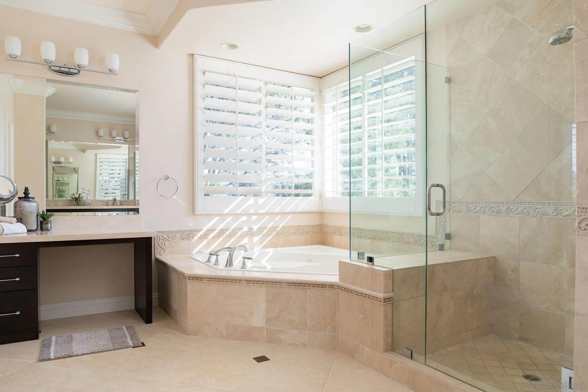 16319 Martincoit Road Poway, CA 92064 - Photo 17 of 29 a spacious bathroom with a tub shower and sink