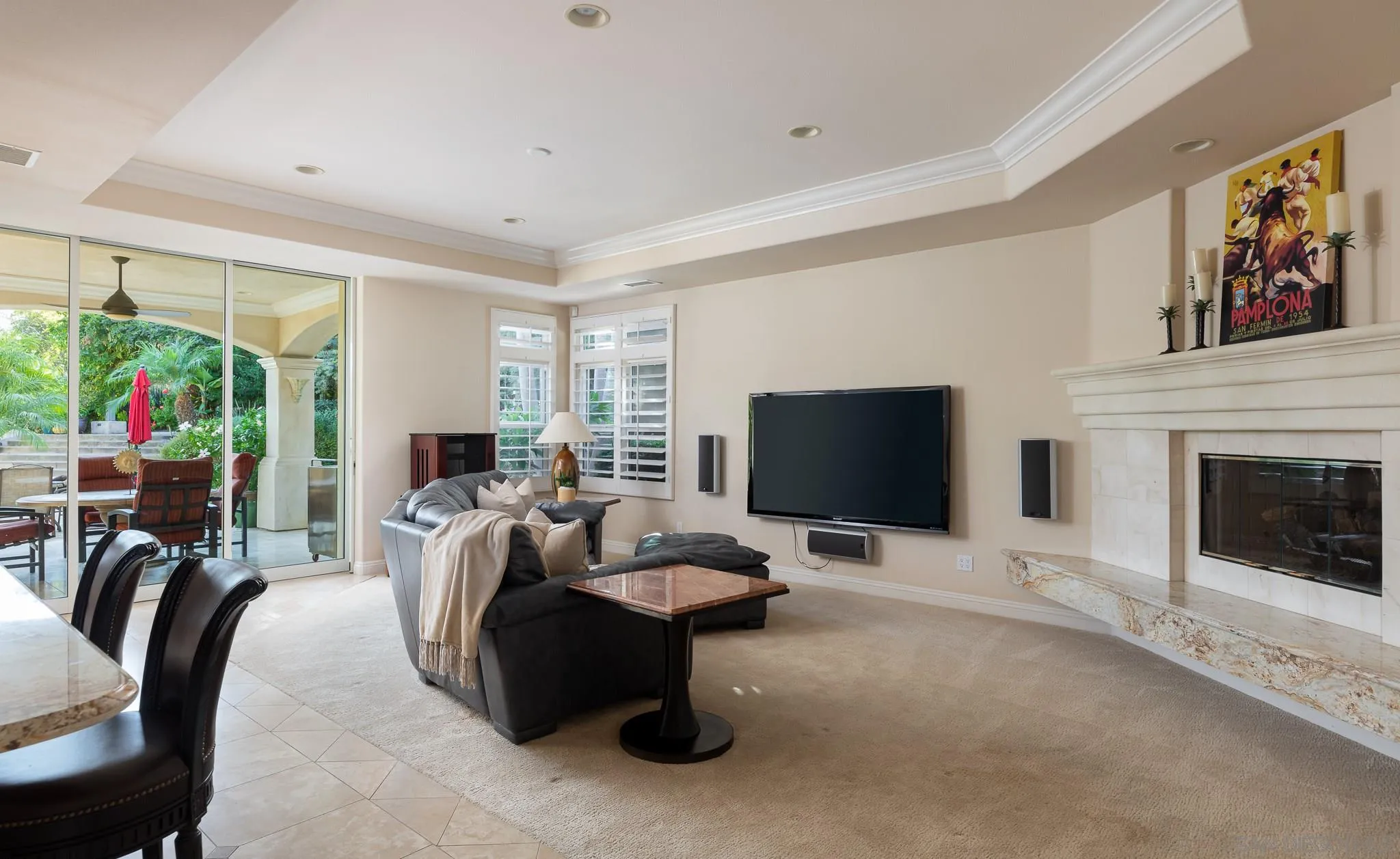 16319 Martincoit Road Poway, CA 92064 - Photo 5 of 29 a living room with furniture and a flat screen tv