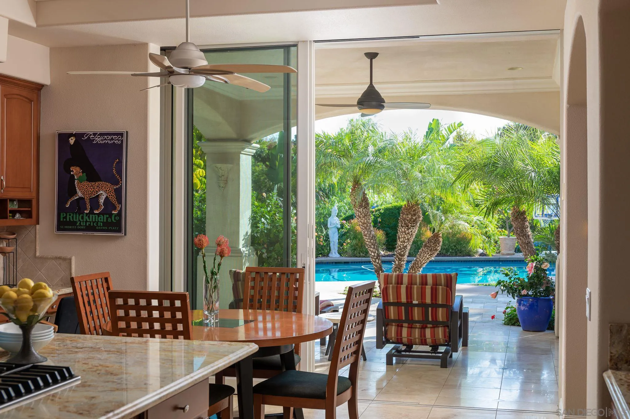 16319 Martincoit Road Poway, CA 92064 - Photo 7 of 29 a view of a dining room with furniture window and outside view
