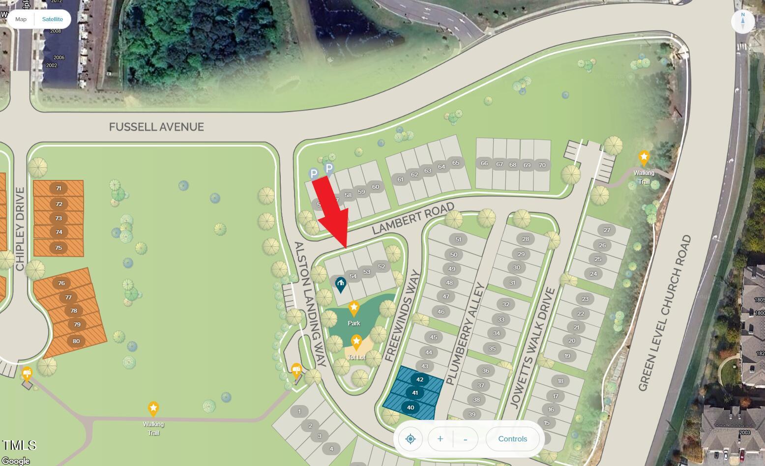 2008 Lambert Road, Unit 54 Cary, NC 27519 - Photo 7 of 54 54.Map