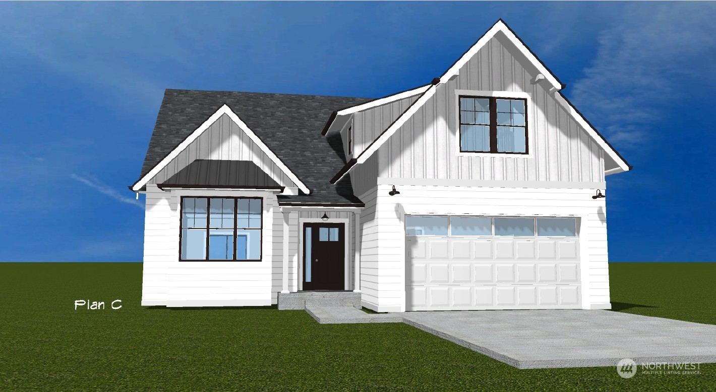 5953 (lot 64) Ranch Loop Ferndale, WA 98248 - Photo 2 of 38 a front view of a house with a yard