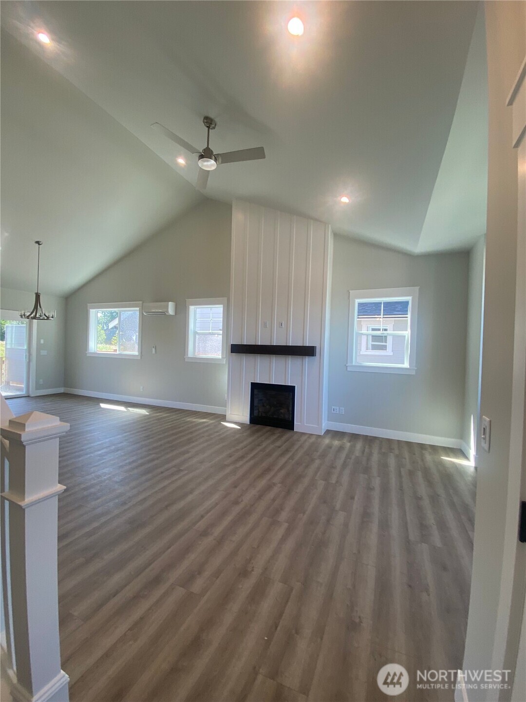 5953 (lot 64) Ranch Loop Ferndale, WA 98248 - Photo 5 of 38 an empty room with windows and fireplace