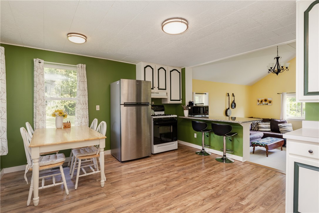 5885 County Road 11 Alpine, NY 14805 - Photo 15 of 37 gas stove and stainless refrigerator stay with the