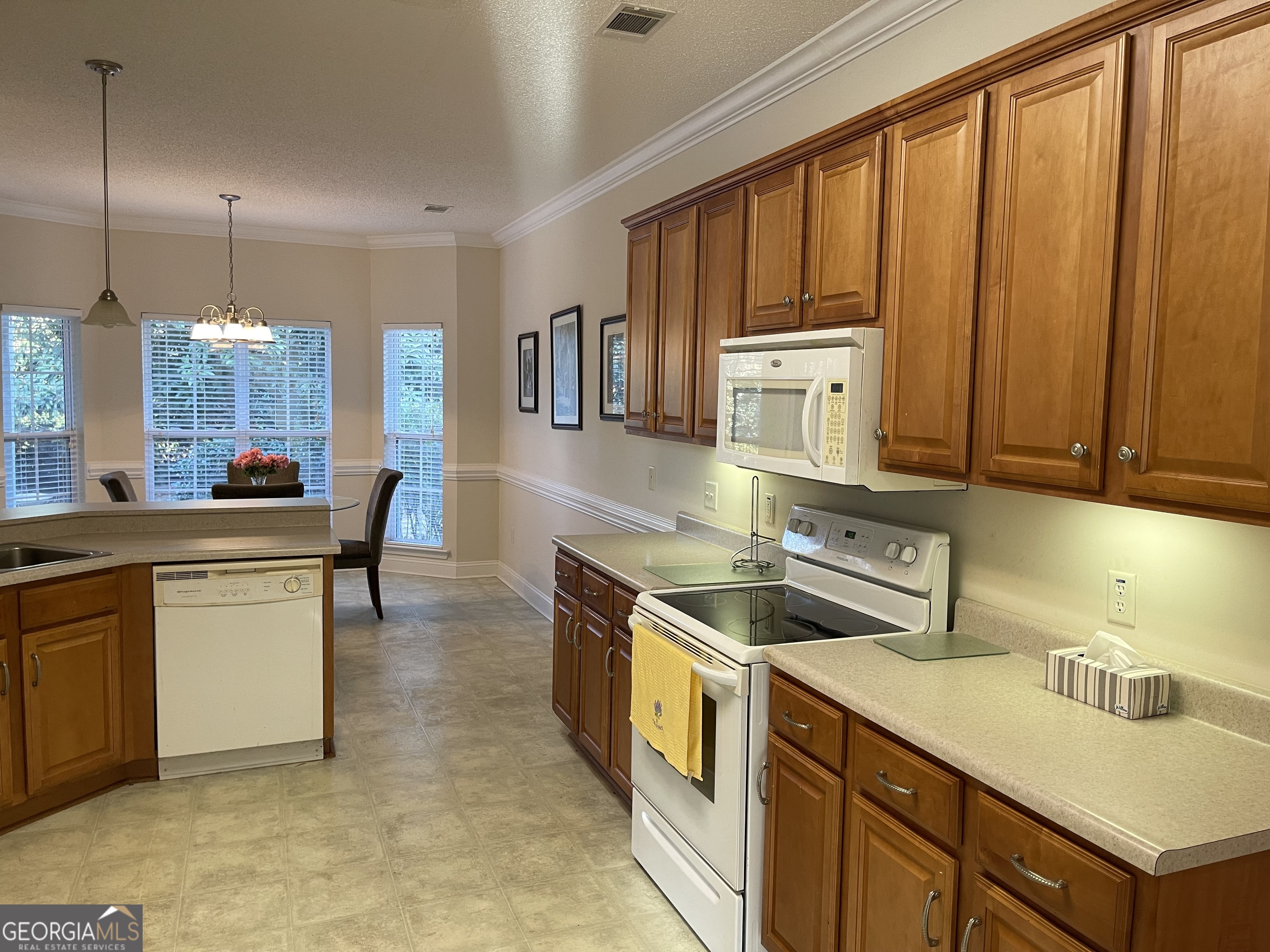137 Blue Ridge Drive Statesboro, GA 30458 - Photo 7 of 26 a kitchen that has a sink and a stove