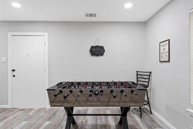 a close view of a chairs in a room