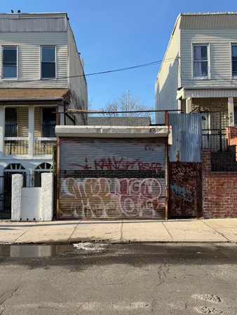 a view of building with street
