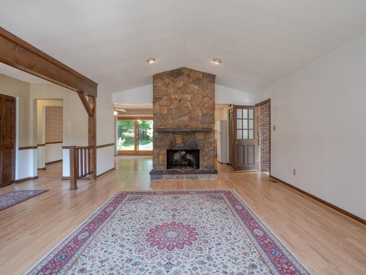 5505 Old Towne Road Raleigh, NC 27612 - Photo 5 of 45 Stone Fireplace