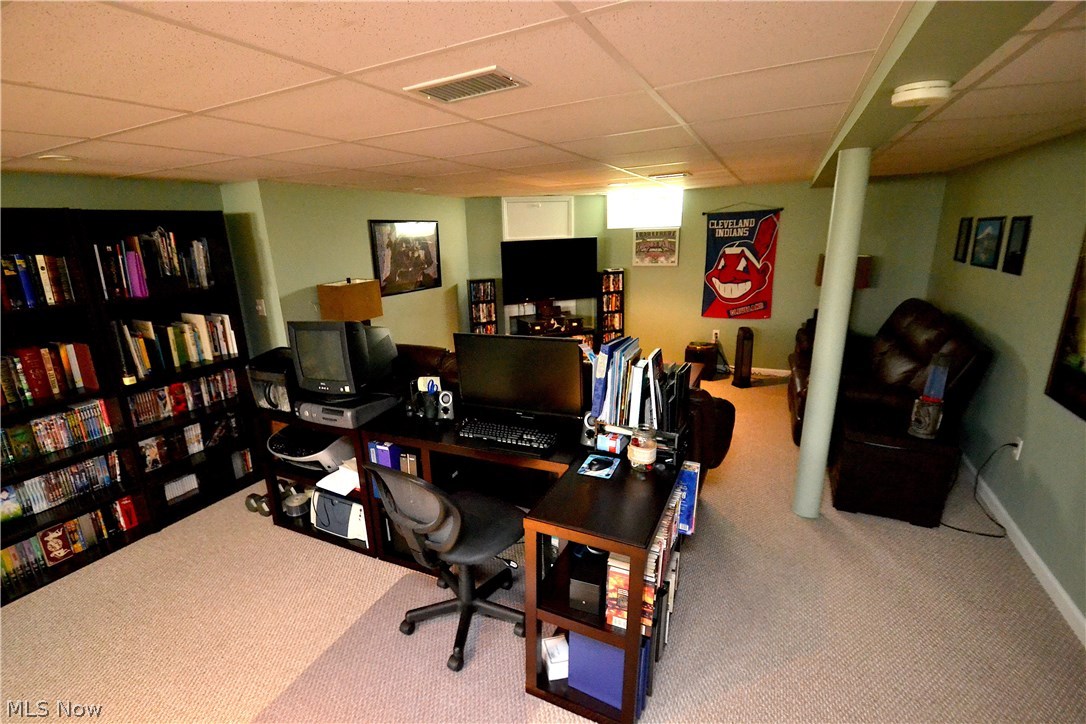 1263 Irene Road Lyndhurst, OH 44124 - Photo 20 of 26 Beautiful partially finished basement. Entertain away!