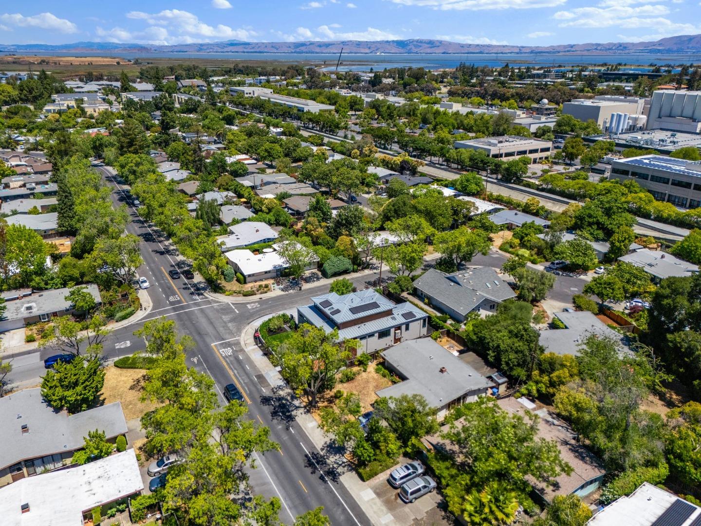 3886 Ross Road Palo Alto, CA 94303 - Photo 59 of 60 an aerial view of a lush green field