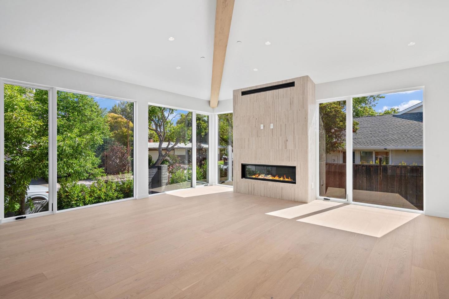 3886 Ross Road Palo Alto, CA 94303 - Photo 10 of 60 a view of a room with a large window and front door