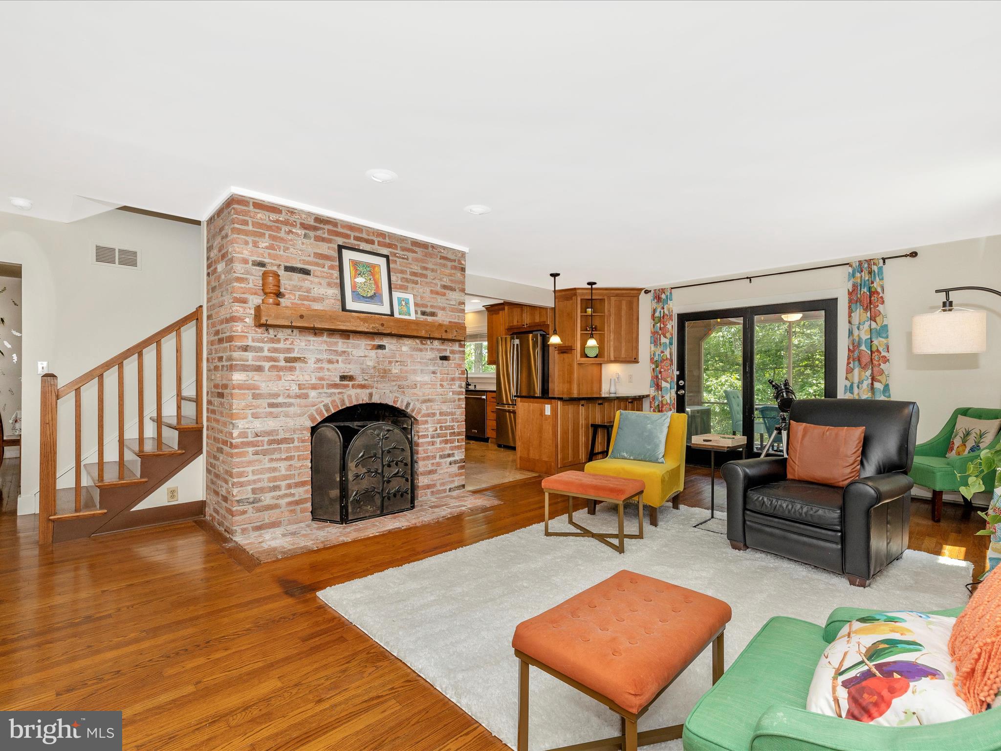 5085 Fleming Road Mount Airy, MD 21771 - Photo 7 of 73 Wood burning fireplace in living room