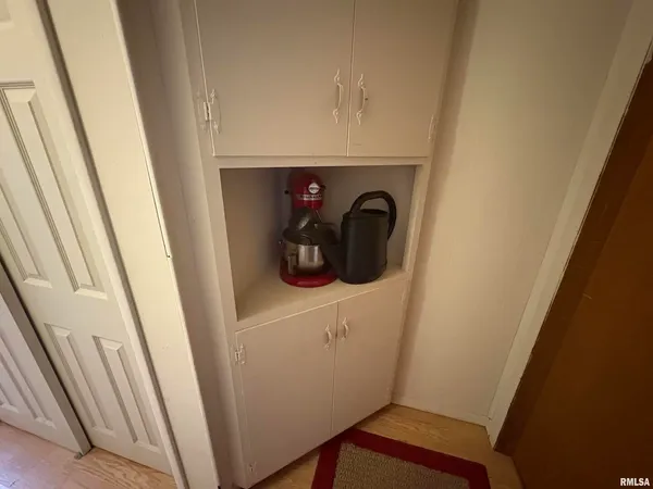 a close view of utility room