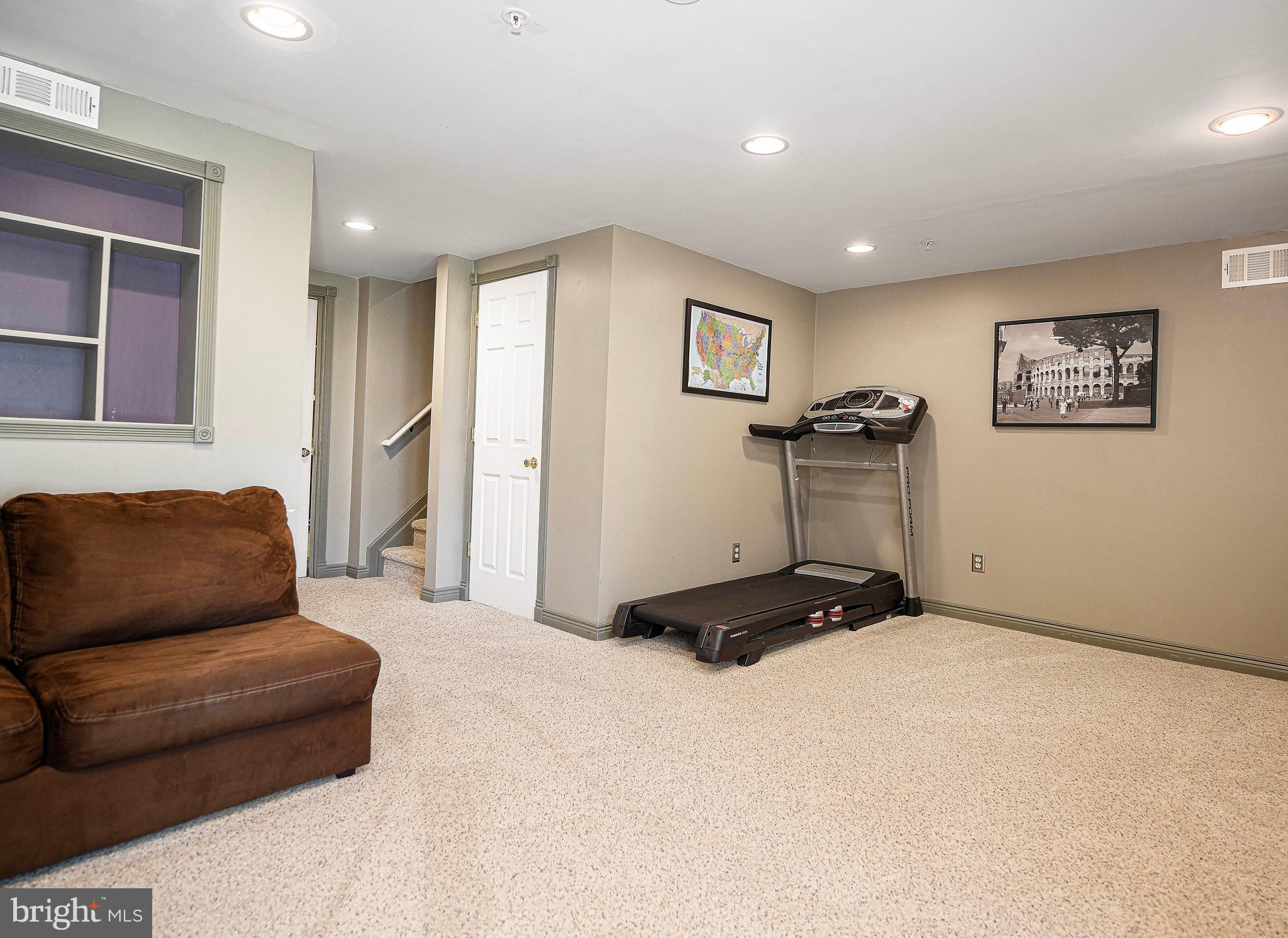 2015 Pointview Circle Forest Hill, MD 21050 - Photo 19 of 43 Lower level rec room w/carpet & recessed lighting