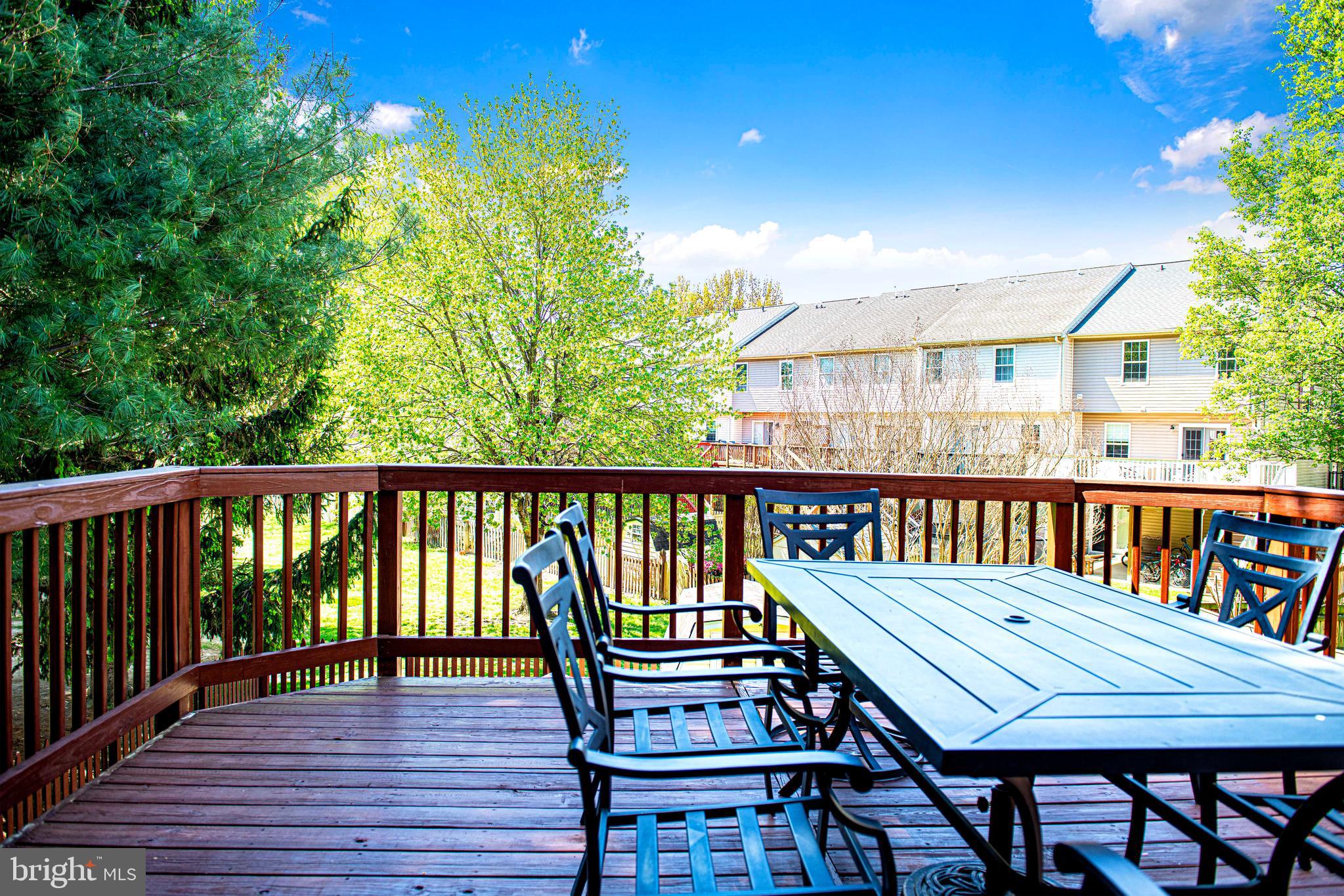 2015 Pointview Circle Forest Hill, MD 21050 - Photo 23 of 43 Spacious rear deck with steps leading to back yard