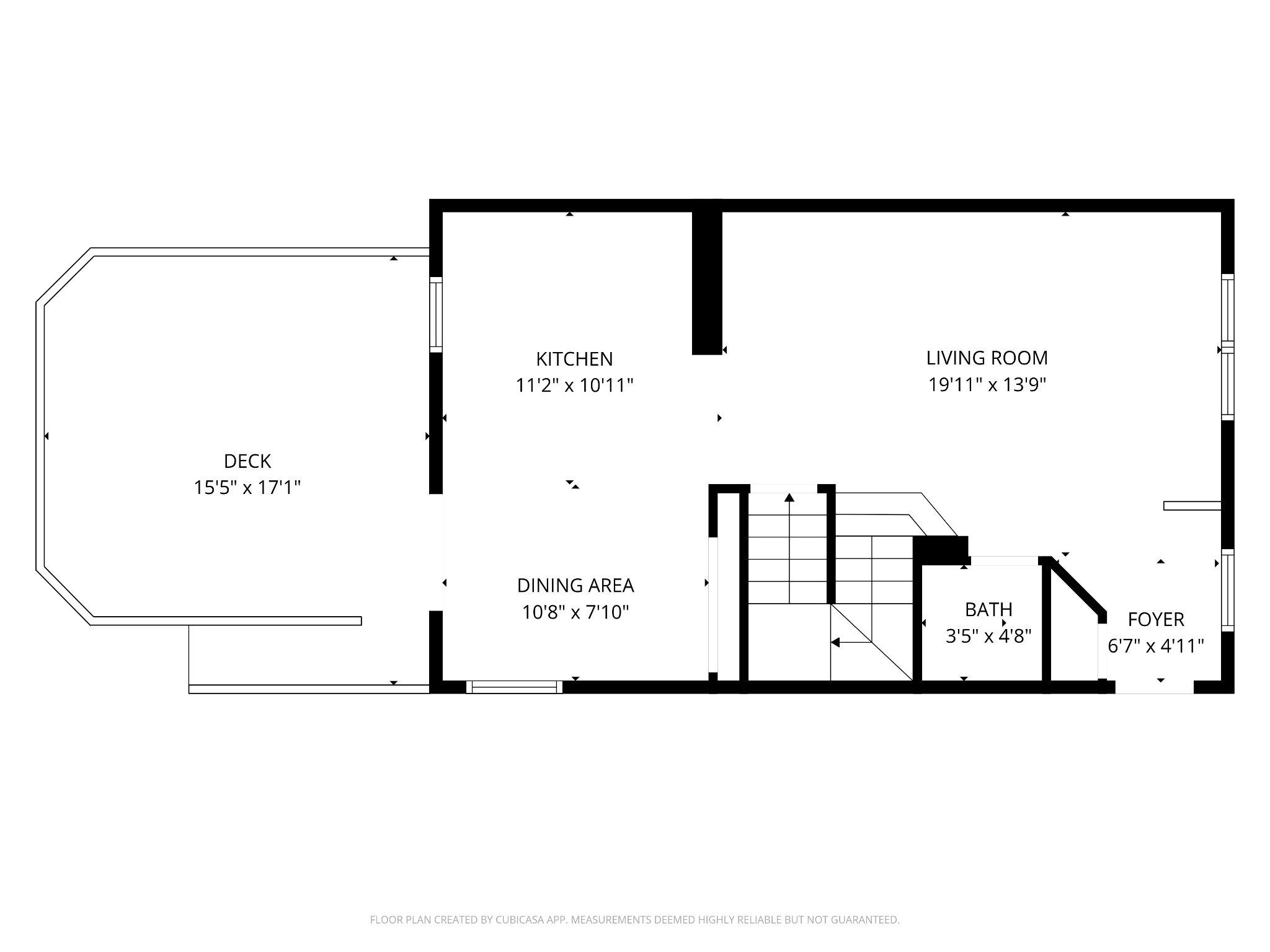 2015 Pointview Circle Forest Hill, MD 21050 - Photo 41 of 43 First Floor Layout
(Measurements are an estimate)
