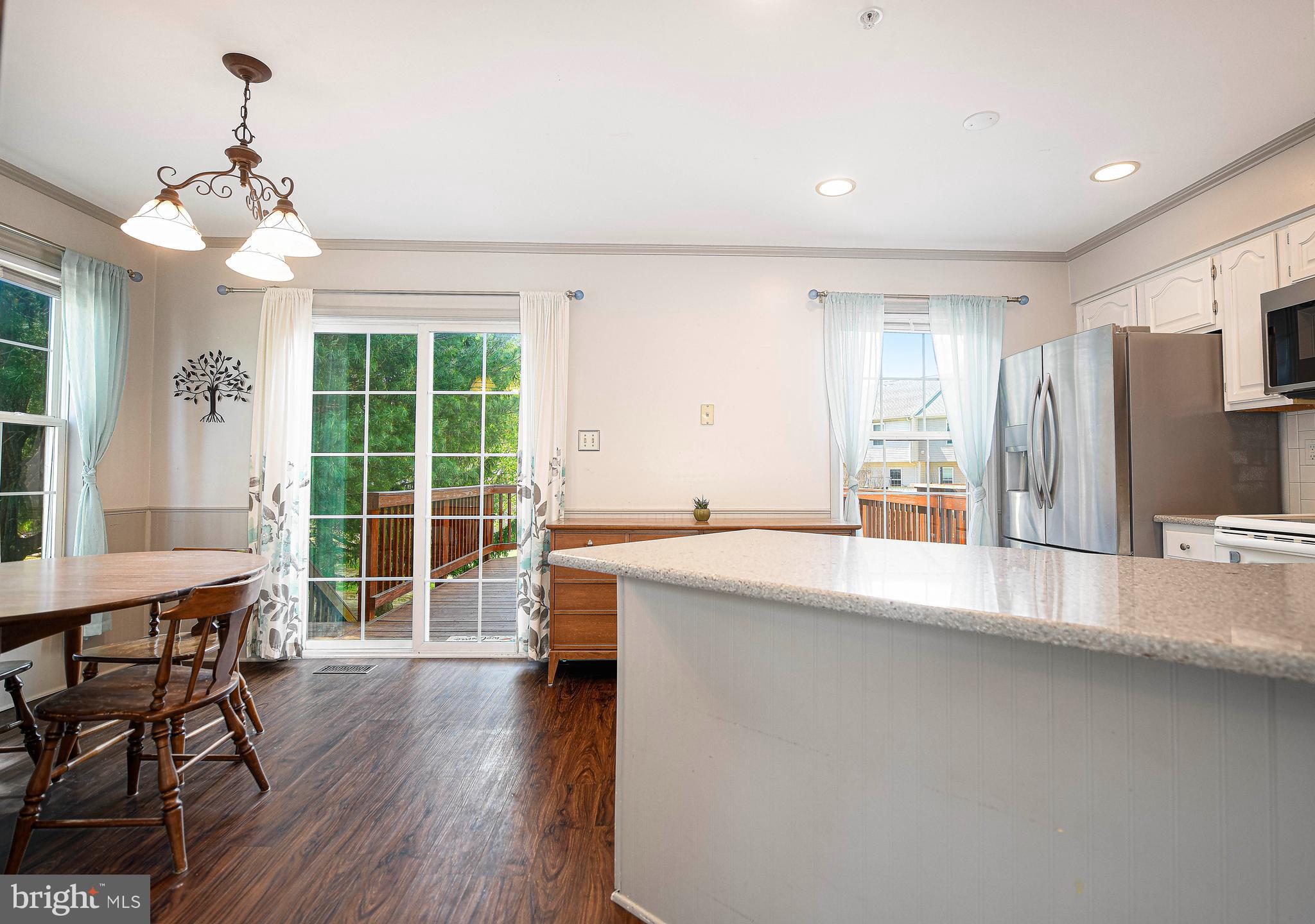 2015 Pointview Circle Forest Hill, MD 21050 - Photo 8 of 43 Breakfast bar & sliding door off the dining area
