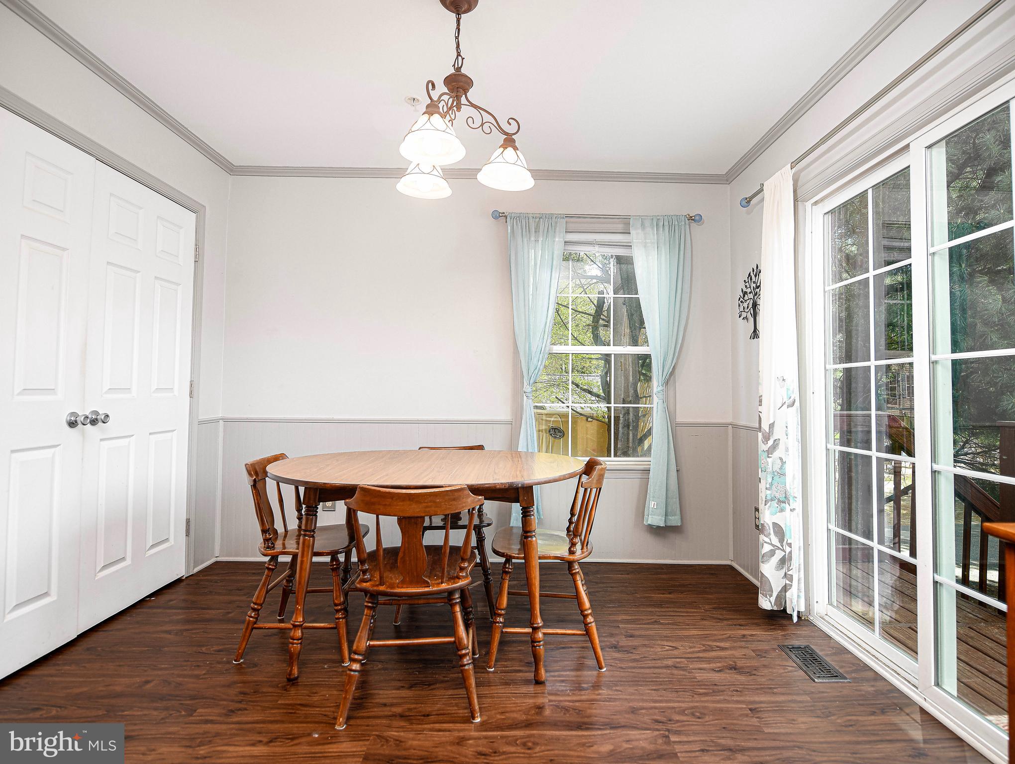 2015 Pointview Circle Forest Hill, MD 21050 - Photo 10 of 43 Dining room w/hardwood floors & chair rail