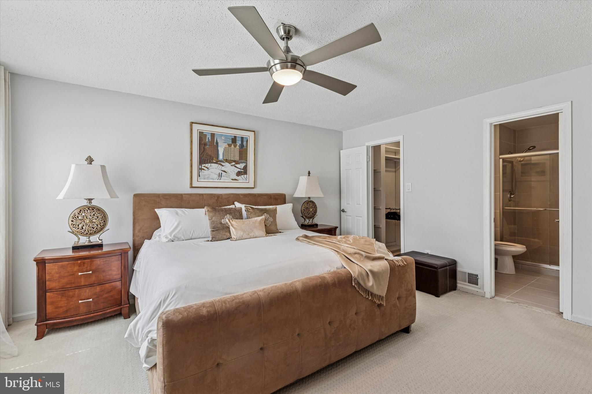 8 Hopkinson Court Chesterbrook, PA 19087 - Photo 14 of 25 a bedroom with a bed and a night stand