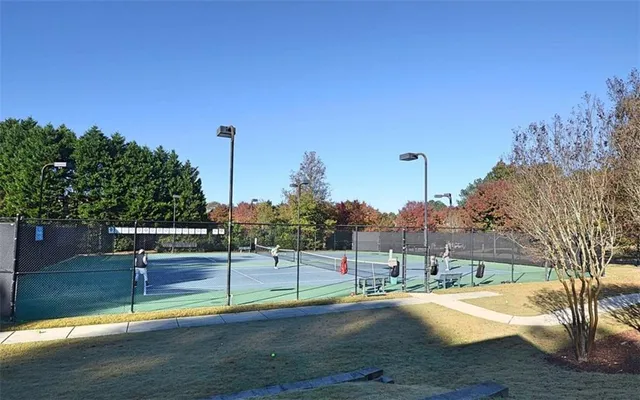 a view of a city from a terrace