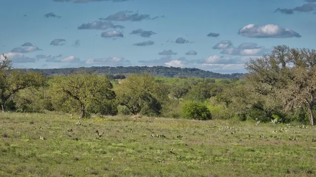 a view of an outdoor space and a mountain view