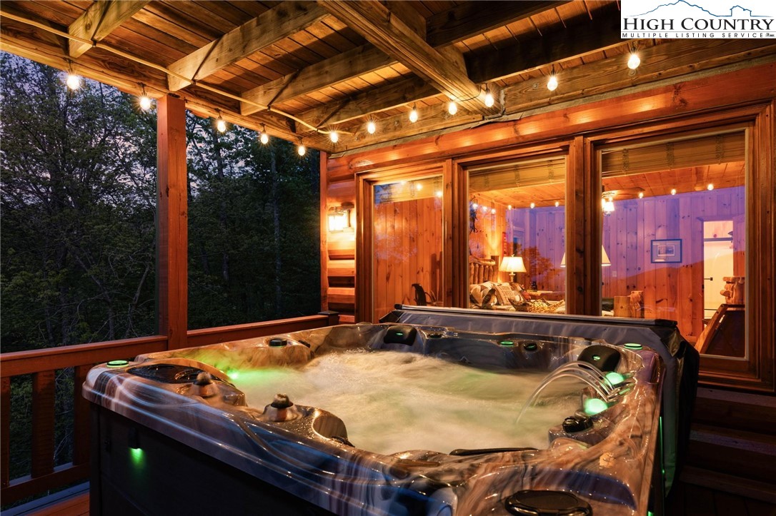 405 Elk Summit Drive Todd, NC 28684 - Photo 43 of 50 a bed sitting in a balcony