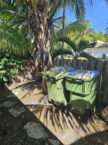 a view of backyard with tree s